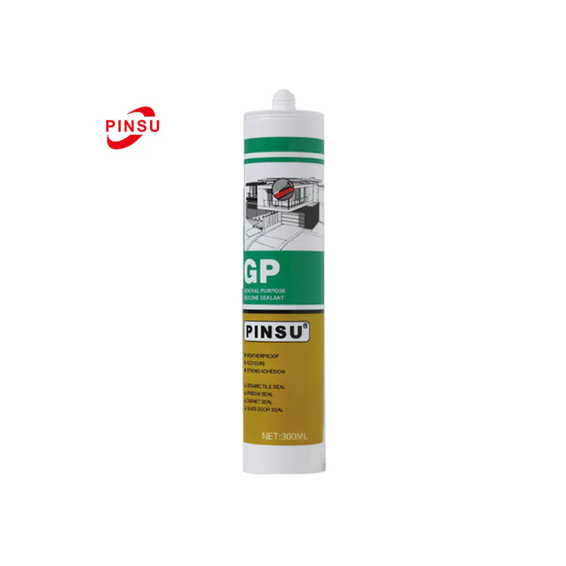 PINSU-GP azijnzuur siliconenkit voor glas- en raamafdichting